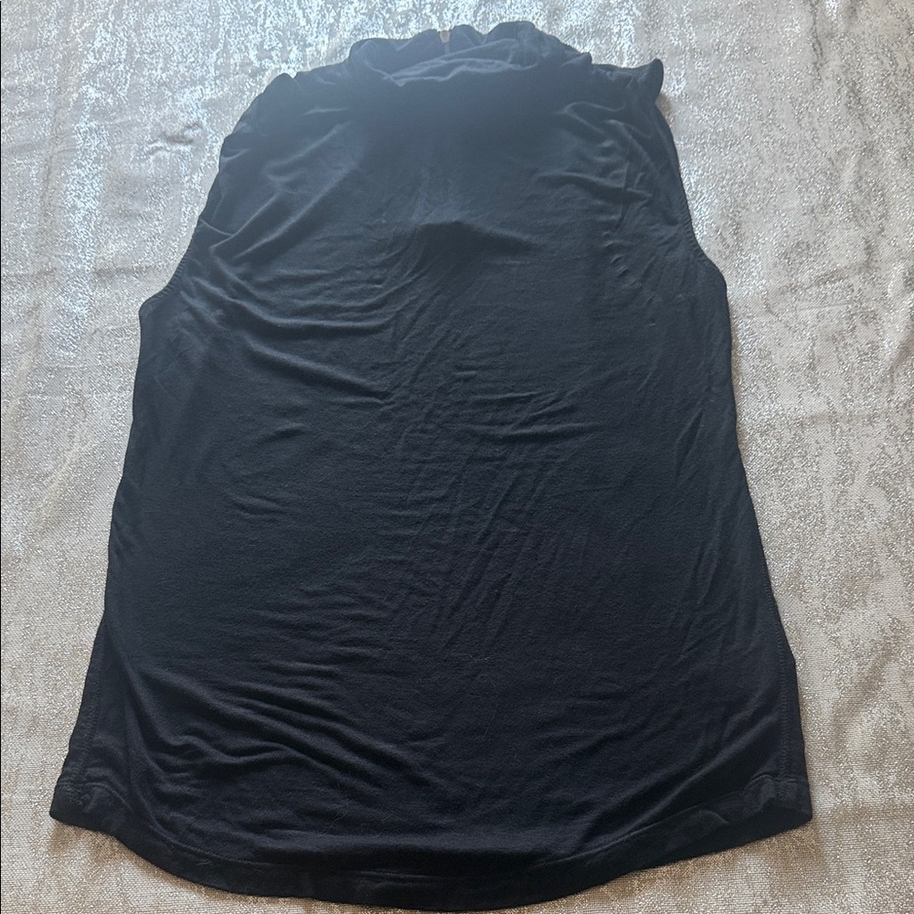 Free People Black Sleeveless Tank Top
